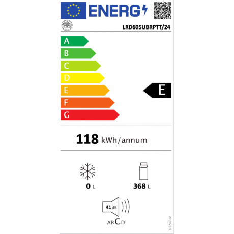 BERTAZZONI LFL6060UBPTT Εντοιχιζόμενος Ψυγειοκαταψύκτης SideBySide 120cm Λευκό